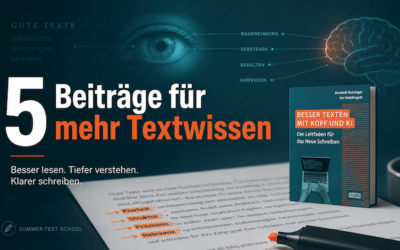 Textwissen 2: 5 Prinzipien guter Texte